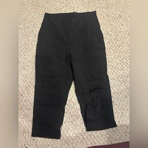 Black maternity leggings